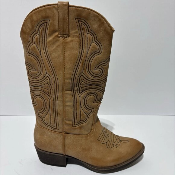 Coconuts By Matisse Women’s Legend, Brown Cowboy Boots, Size 6.5 M - Picture 1 of 6
